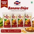 Chiifruu Banana Chips | Family Pack | Masala Munch 540g