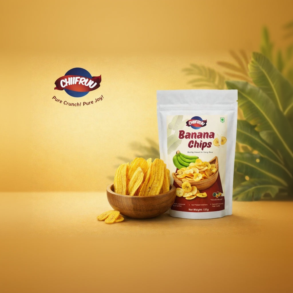 Chiifruu Banana Chips | Tasty Masala Munch | 135g