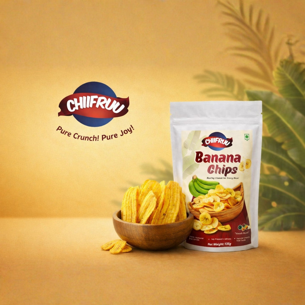 Chiifruu Banana Chips | Masala Munch Combo | 270g
